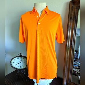 Men's Dunning Golf Orange Polo Shirt